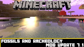 Fossils and archeology mod for minecraft update 71 Pteranodon and sarcosuchus [upl. by Dorin]