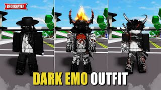 OUTFIT DARK EMO For Boy Di Brookhaven IDCODES  Roblox [upl. by Ylecara]