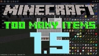 Too Many Items  Mod do Minecraft 15 Dostęp do wszystkich przedmiotów [upl. by Kampmeier168]