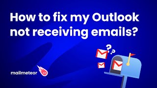 How do I fix my Outlook not receiving emails [upl. by Esyned]