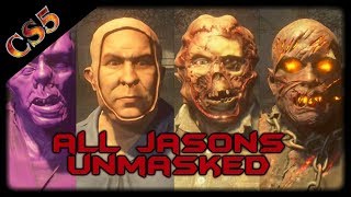 ALL JASONS UNMASKED in Friday the 13th the game [upl. by Annice]