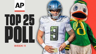 AP Top 25 Poll Released Oregon UNANIMOUS No 1 Texas AampM DROPS to No 15 [upl. by Hertz]