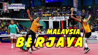 MALAYSIA BERJAYA  MAY 🇲🇾 Vs MYA 🇲🇲  ISTAF WORLD CUP KUALA LUMPUR 2024 [upl. by Marleen]