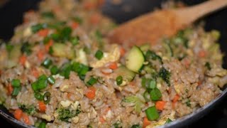 How to Make Vegetable Fried Rice  Easy Quick and Simple [upl. by Savory]