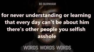 Bo Burnham  Art is Dead with Lyrics [upl. by Gilberte295]