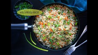 Vegetable Fried Rice  Indian Style [upl. by Meggy]