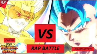 GOGETA VS HEARTS  Épica Batalla De Rap  ERIKMASTER Y CUETOPLAYS [upl. by Kayley]