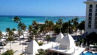 Riu Palace Aruba Junior Suite room and view [upl. by Nillek591]