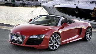 2011 Audi R8 52 V10 FSI Quattro Spyder  First Drive  CAR and DRIVER [upl. by Elaen495]