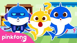 Quem seria o Papai Tubarão❓   Compilação  Baby Shark  Pinkfong Canções para Crianças [upl. by Ahsikyt531]