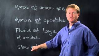 Visual Latin  Sample Lesson 1B  Being Verbs Basics  To Be and Not to Be [upl. by Leumas]