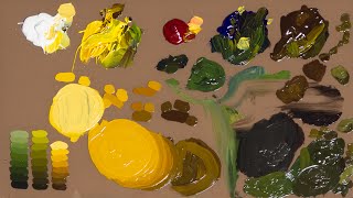 how to mix colors with oil paint [upl. by Jerroll662]