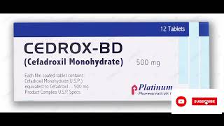 Cedrox BD 500mg uses in Urdu  Cefadroxil 500 mg  Cedrox BD tablet benefits [upl. by Corrina642]