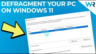 How to defragment drives in Windows 11 [upl. by Golding663]