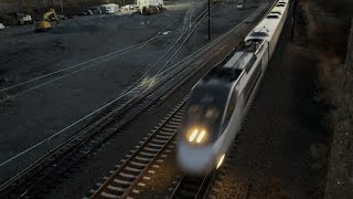 Acela at Sunset [upl. by Liman]