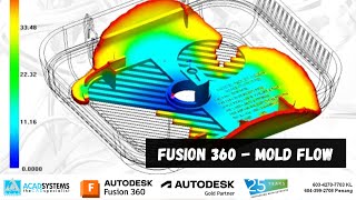 Fusion 360  Mold Flow [upl. by Ylera777]