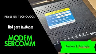 Modem SERCOMM  Crear y configurar una red para invitados [upl. by Aihsiyt]