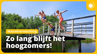 Zo warm eindigt de zomer ☀️  Maandverwachting [upl. by Naget]