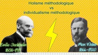 le holisme et lindividualisme méthodologique en sociologie [upl. by Zel]