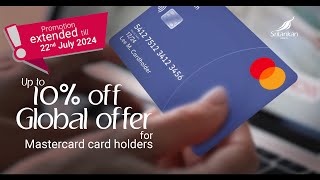 Up to 10 off Global offer for Mastercard card holders [upl. by Arualana]