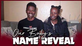 OUR BABYS NAME REVEAL  TAKE A GUESS  THE FOXY FAMILY [upl. by Leake]