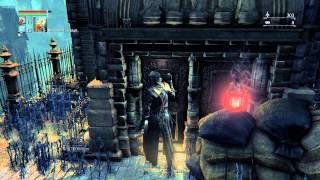 Bloodborne  Central Yharnam Side Mission Tell Lady Inside House About Oedon Chapel Sequence PS4 [upl. by Aric]