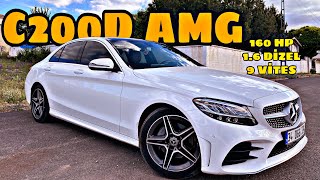 160 HP  Mercedes C200d  Amg  w205  Otomobil Günlüklerim [upl. by Rubio]