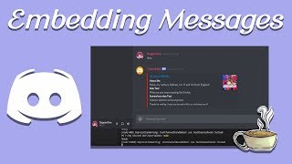 Coding Your Own Discord Bot  Discordjs  Embedding Your Messages  OLD [upl. by Ynaffyt615]