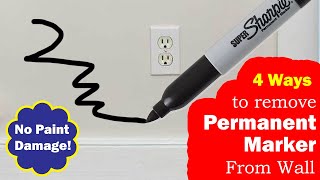 4 Effective Ways to Remove Permanent Marker from Walls  Without Damaging Paint [upl. by Duong882]