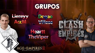 Clash of Empires  TheViper vs Heartt  Liereyy vs AccM  Hera vs Sitaux GRUPOS [upl. by Teillo]