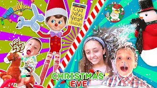 FUNnel CHRISTMAS EVE 2017 ⛄ Elf on the Shelf Caught Again on FINAL DAYS ❄️ Holiday Vlog [upl. by Eirual]