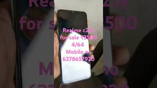 realme c25y for sale  464 gb  mobile no 6378657920 [upl. by Avahc]