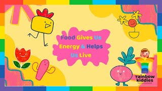 Healthy Eating Habits for ChildrenFood Gives us Energy amp Helps us Live Healthy food story for kids [upl. by Amiaj]