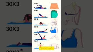 Weight loss exercise at home yoga shorts pilates absworkout26 [upl. by Chenay957]