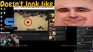 Summit1g Reacts To His Head In Minecraft BAIT [upl. by Eniala190]