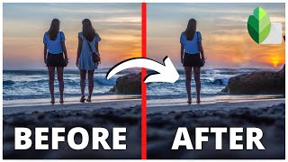 How to REMOVE A PERSON from any photo using Snapseed iOS and Android Snapseed Photo Editing [upl. by Haikan]