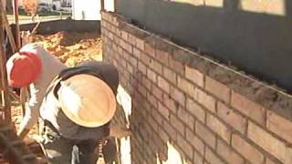 Moisture Management in Residential Construction Series  Brick Installation Drainage Cavity Wall [upl. by Goto367]