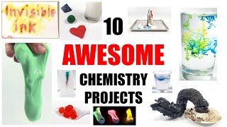 10 Awesome Chemistry Science Projects [upl. by Hgielac782]