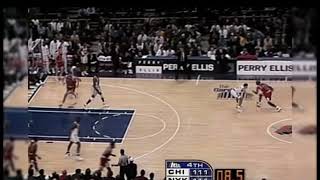 Michael Jordan Pass to Bill Wennington Double Nickel Game Game winner [upl. by Yllac128]