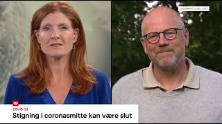 Stigning i coronasmitte kan være slut [upl. by Artimas6]