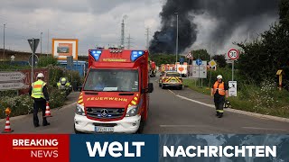 SCHWERE EXPLOSION in LEVERKUSEN 31 Verletzte ein Toter  Leichte Entwarnung  WELT Newsstream [upl. by Millisent]