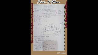 Part 1 Ellipse ellipse youtubeshorts shorts maths mathematics geometry short viral [upl. by Etezzil]