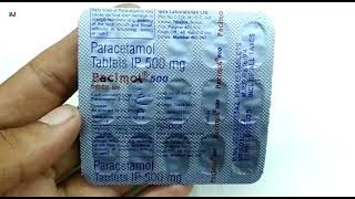 Pacimol 500 Tablet  paracetamol Tablet ip 500 mg uses  pacimol 500 mg tablet Uses Dosage Hindi [upl. by Nets]