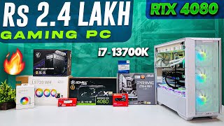 Rs 24 Lakh ULTIMATE RTX 4080 Gaming PC Build 2023  Intel i713700K amp iChill RTX 4080 [upl. by Allerus]