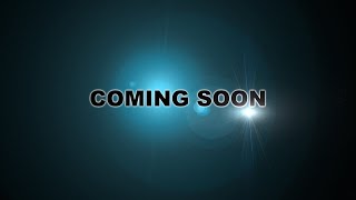 Coming Soon Title with sound Effect After Effects videos Motion Typography  CopyrightFreeVideos01 [upl. by Drageruaeb]