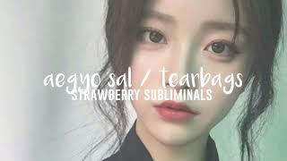 ♡ aegyo sal  tear bags subliminal ♡ [upl. by Verada666]