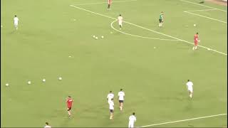 Kuwait team Final warm up vs India  India vs Kuwait world cup qualifier match IndianFootball [upl. by Lemmie952]