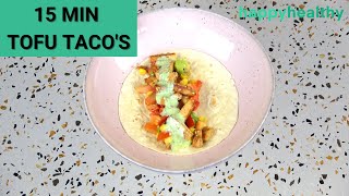 SNEL amp GEZOND  Tofu Tacos 15 min [upl. by Faunia]