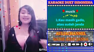 Gadis atau janda karaoke duet tanpa vokal cowok [upl. by Asilla]