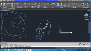 Exhaust Fan in AutoCAD [upl. by Phemia620]